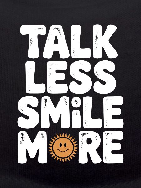 Parler moins, sourire plus