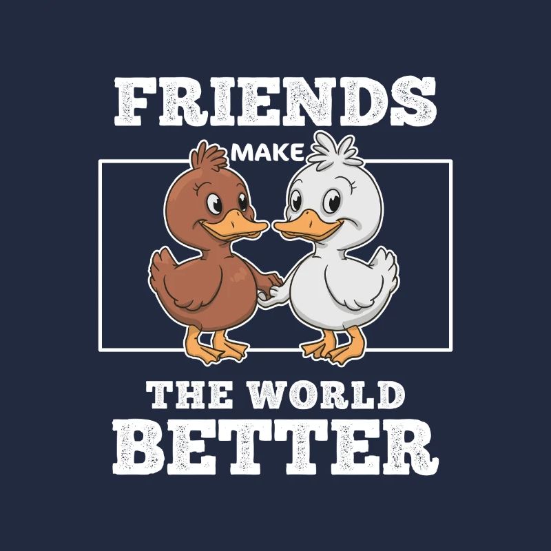 Geschenkidee für beste Freunde und Enten-Komplize