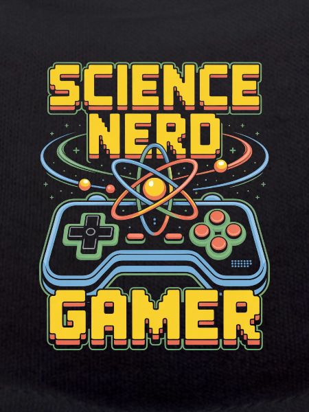 Science Nerd Gamer Atom Controller Wissenschaft