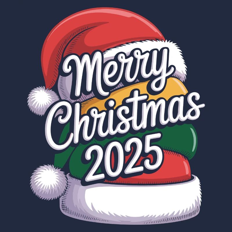 Christbaumhut mit Weihnachtsgruß 2025