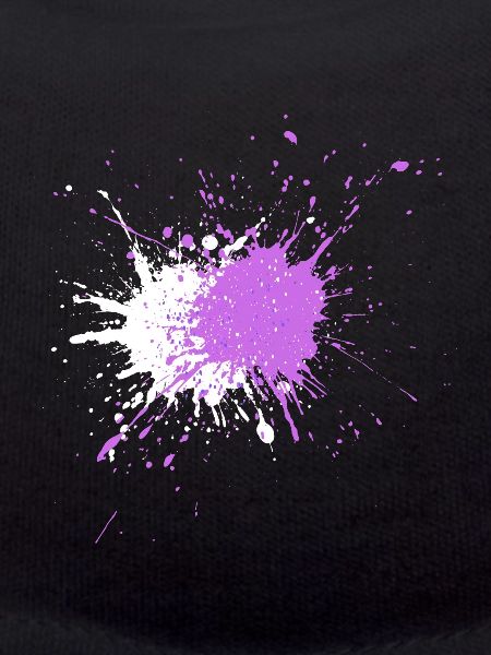 Aquarellartige Farbspritzer