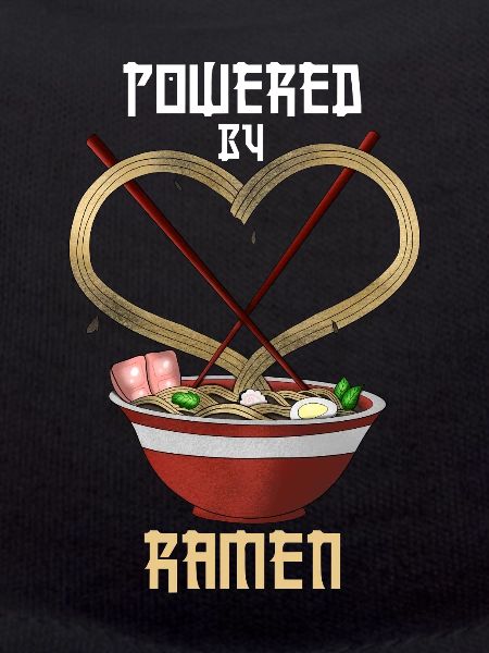 Powered by Ramen Funny Tee