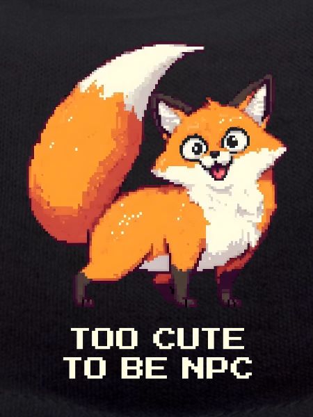 Derpy Fuchs mit Main-Character-Energy