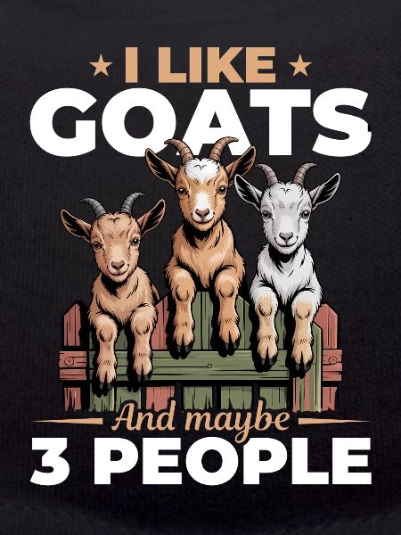 Drôle d’animal de la ferme chèvre