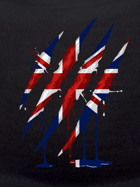 Union Jack Claw Scratch Mark