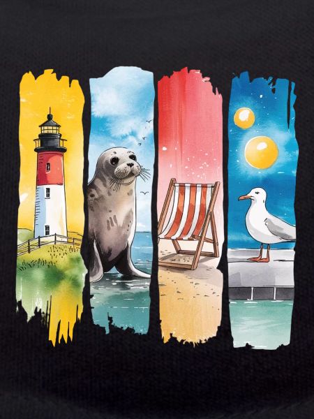 Maritime Lighthouse Seal Seagull Coast