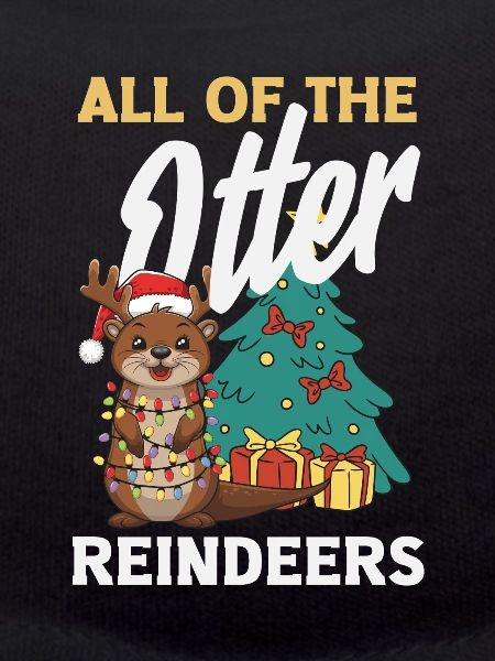 Seeotter-pun-weihnachts-rentiere