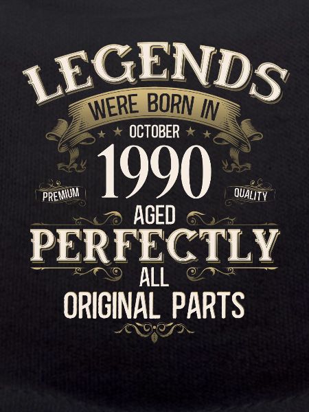 35th Birthday Legend October 1990