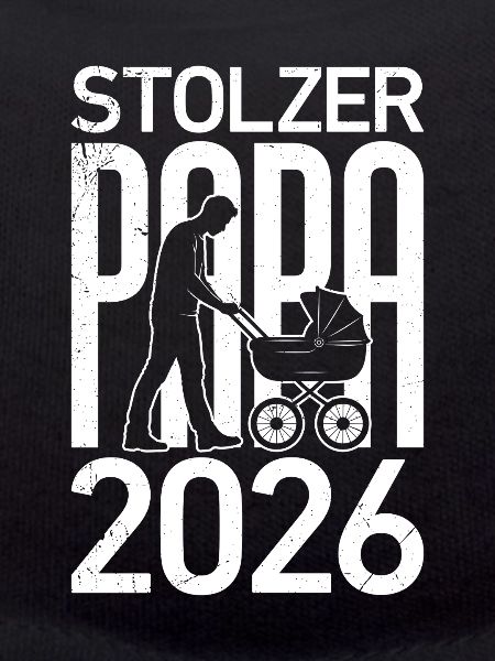 Werdender Vater STOLZER PAPA 2026 Lustiges