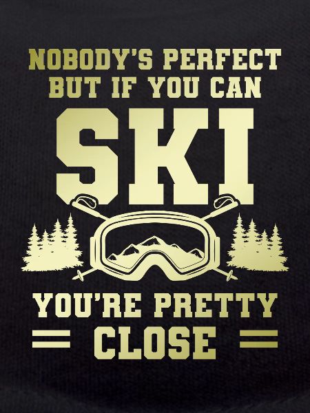 No one is perfect Skiing