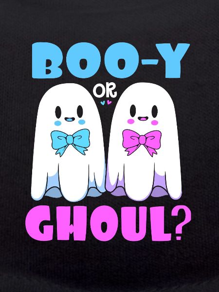 Gender Reveal Halloween Werdende Mutter