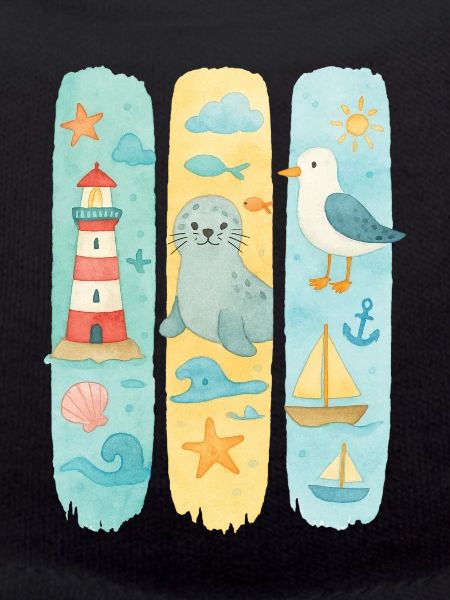 Maritime Lighthouse Seal Seagull Coast