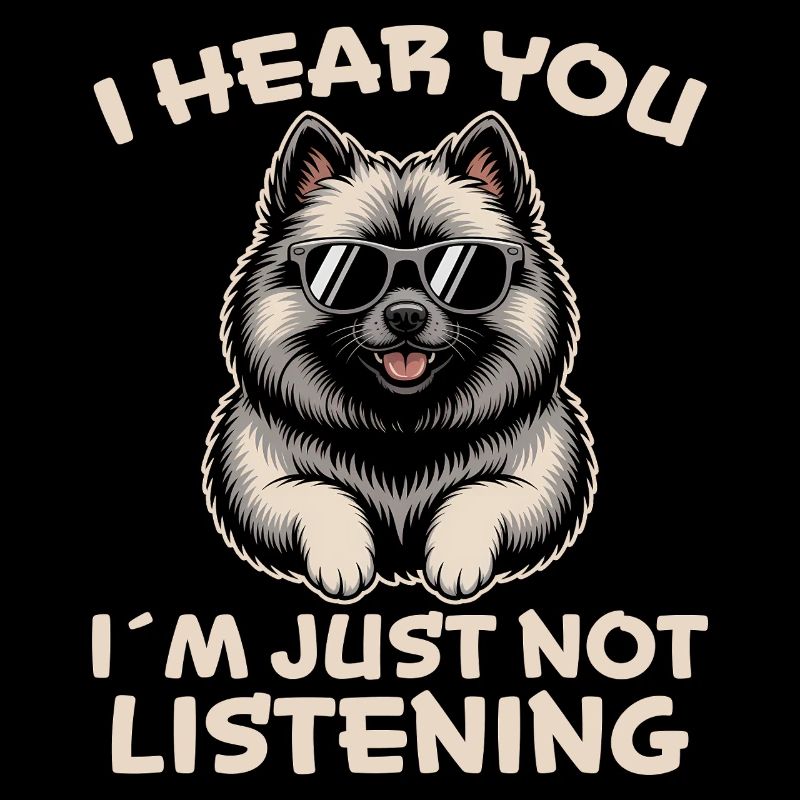 Keeshond Dire Chiens Drôle Keeshond Cadeau