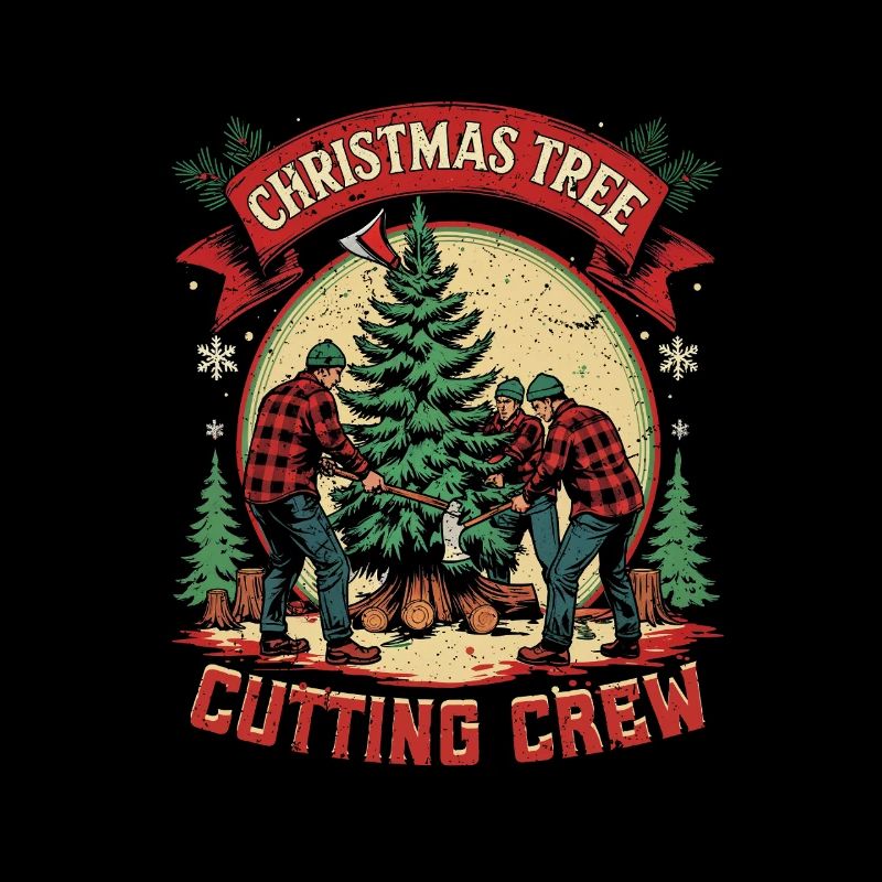 Christmas Tree Grower Christmas Tree Cutting Crew