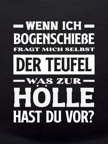 Ich gehe Bogenschießen