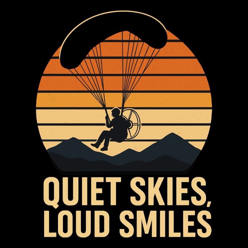Ruhige Himmel, Laute Lächeln Paragliding