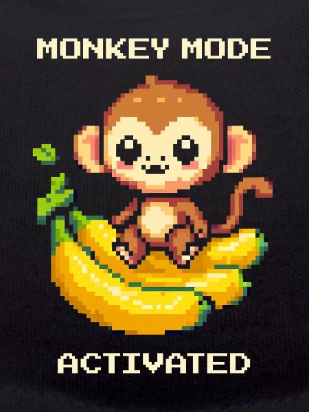 Mode Singe activé | Singe, Banane, Mignon