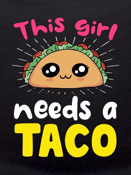 Dieses Mädchen braucht einen Taco