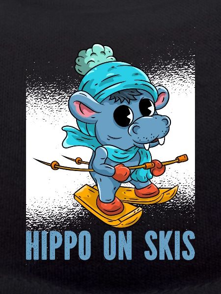 Nilpferd Ski 