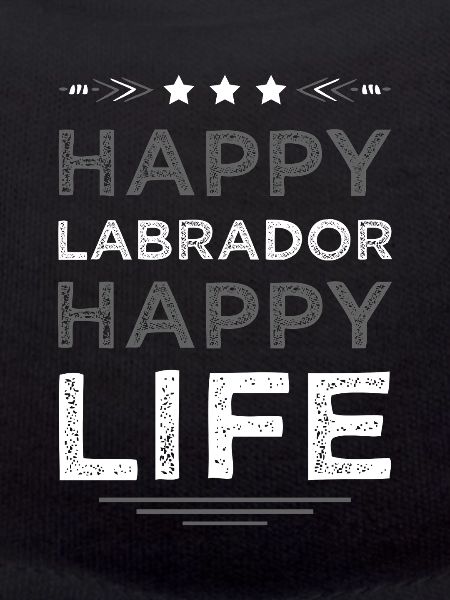 Labrador Glücksleben Print