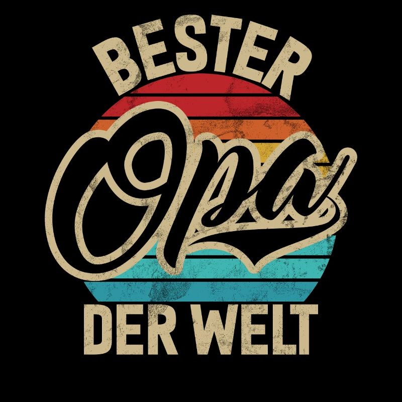Bester Opa Der Welt Retro Großeltern Großpapa