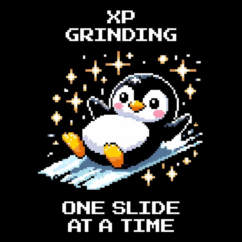XP Grinding | Slide Level Up Humor