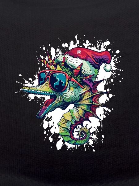 Seahorse Christmas Funny