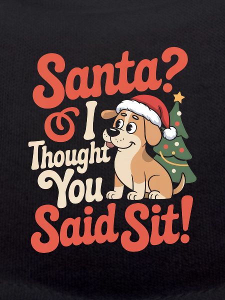 Funny Christmas Dog