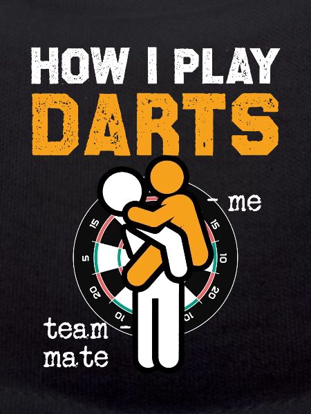 Darts Umarmung Teamgeist