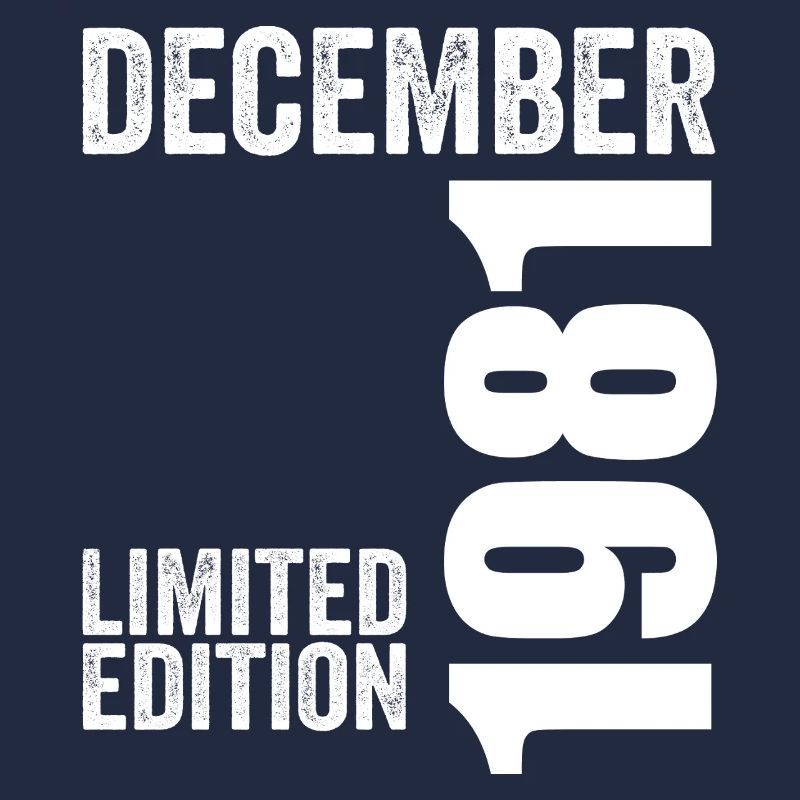 Retro Geburtstagsgeschenk - Dezember 1981