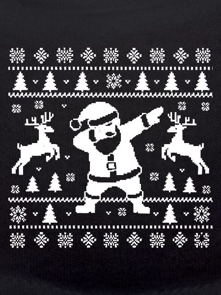 Dabbing Christmas Man Art