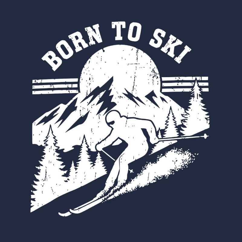 Né pour le ski Design Ski