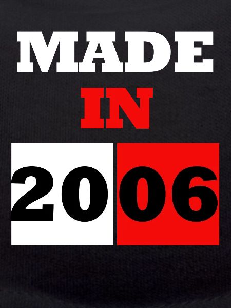Made in 2006 Anniversary