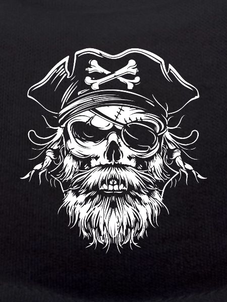 Pirate Skull Beard Captain