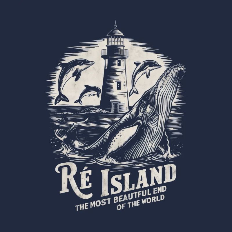Ile de Ré Whale Lighthouse Cycling Salt Charente
