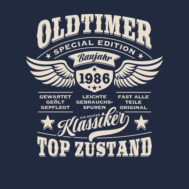 Oldtimer Modell 1986 | Geburtstag Geschenk