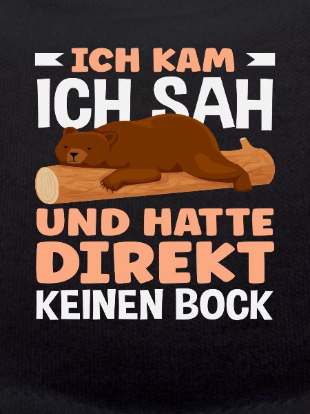 Funny Bear No Motivation Saying
