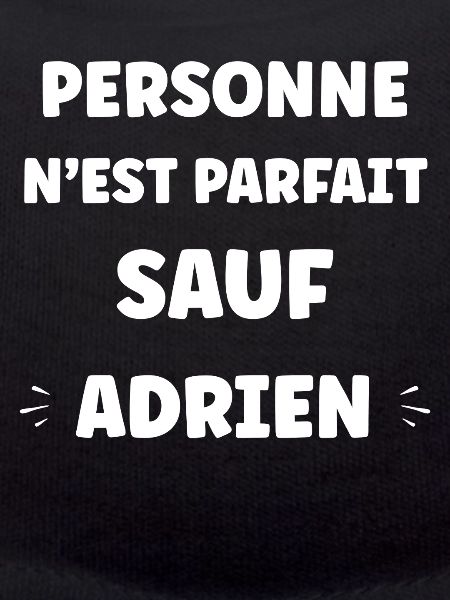 Adrien allein perfekt.