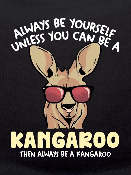 Kangaroo with sunglasses – Stay you