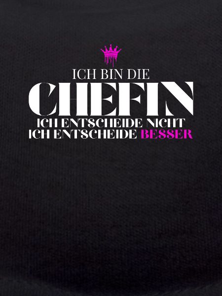 Chefin entscheidet besser Spruch