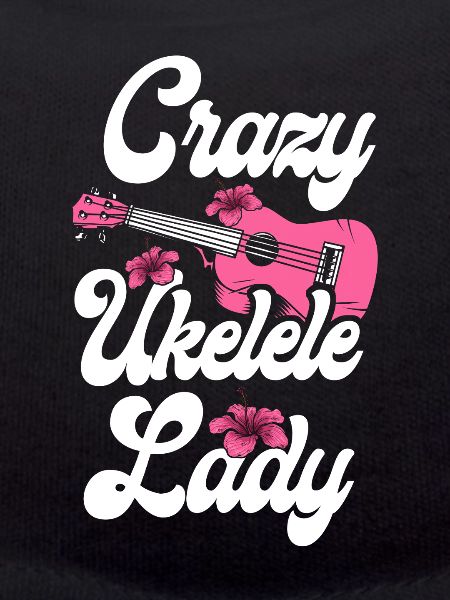 Hawaiian Ukulele Uke Crazy Ukulele