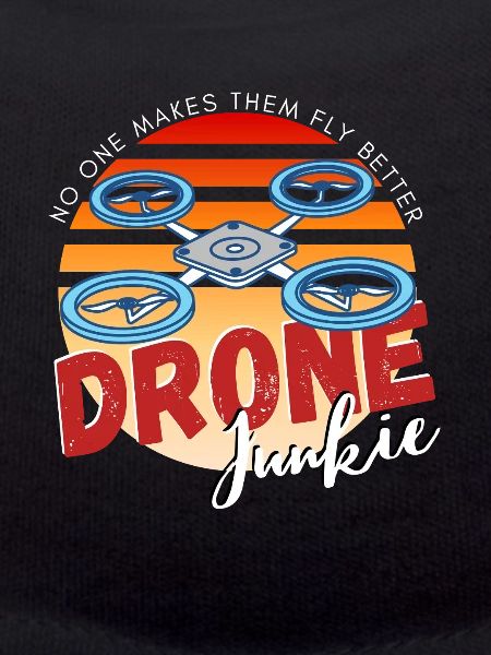 Drone Junkie Design with Sunset