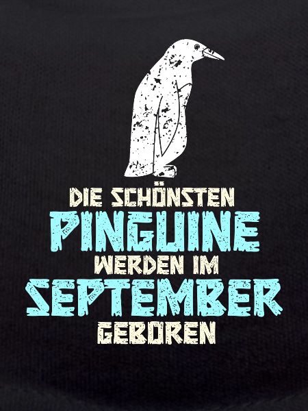 September Birthday Penguin Saying Funny