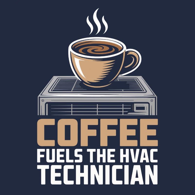 Kaffee Liebender HVAC Techniker Geschenk Arbeiter