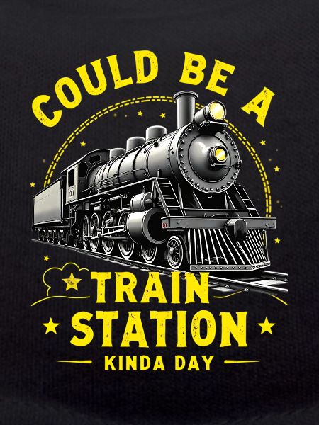 Steam Train Station Day
