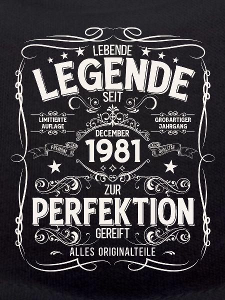 44e anniversaire Millésime de décembre 1981