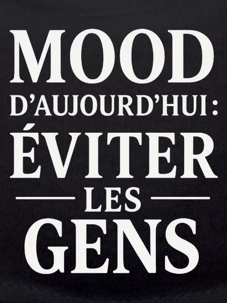 Today's mood: avoid people
