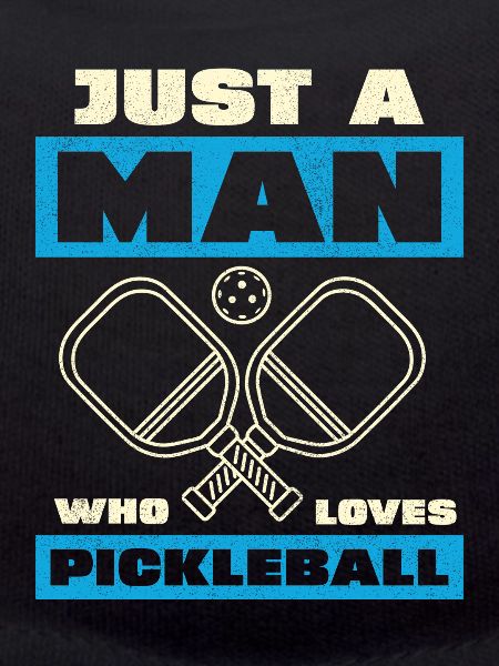 Only one man loves pickleball
