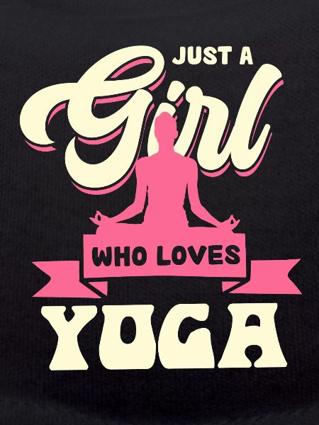 Mädchen mit Yoga-Leidenschaft
