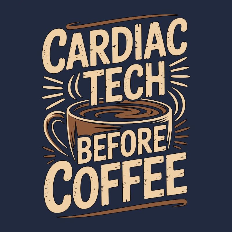 Cardiac Tech Before Coffee Echo Tech Coffee Lover